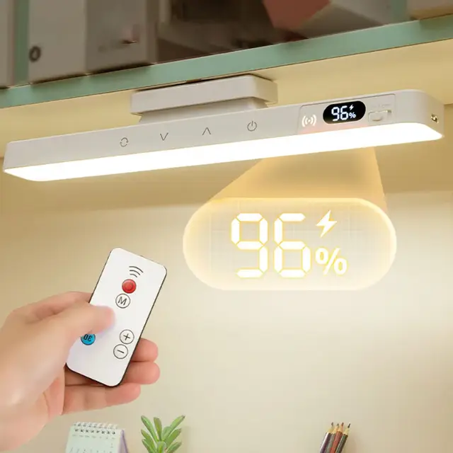 Touch-tafellamp Magnetische bureaulamp Ingebouwde oplaadbare batterij