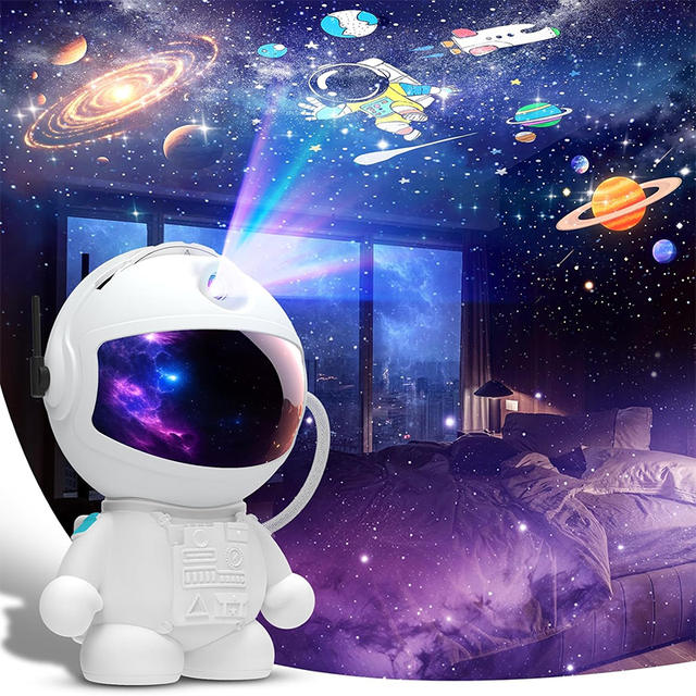Astronaut Planetarium Projector voor Slaapkamer, 12 Beeldschijven