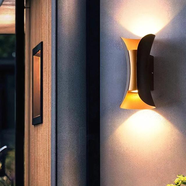 6W/10W LED-wandlamp IP65 buiten waterdichte tuin moderne lamp gang