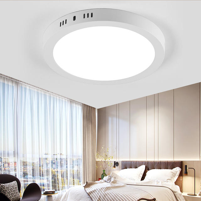 Ultradunne ronde LED-plafondlamp 110V-220V breed drukpaneel voor