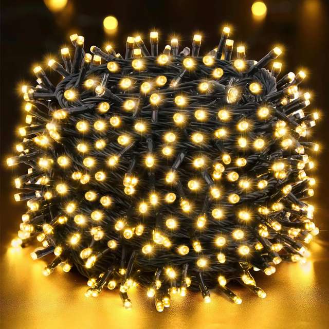 110V 220V LED-kerstverlichting Fairy Garland String Light 10M-100M EU