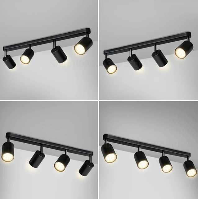 Dimbare Led Gu10 Spotlight Kleding Winkel Achtergrond Muur Spotlight 7W