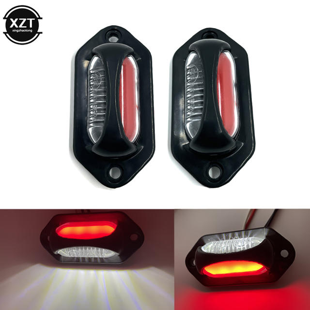 1Pc 12V 24V 8LED Kentekenverlichting Trailer Achterlicht IP67