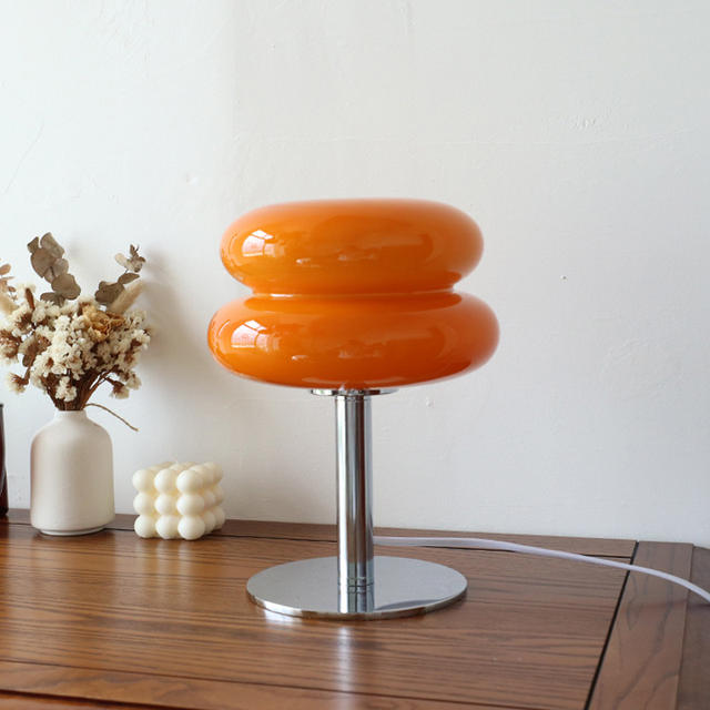 Macaron Glazen Tafellamp Trichromatisch Dimmen Woonkamer Sfeer Lampen