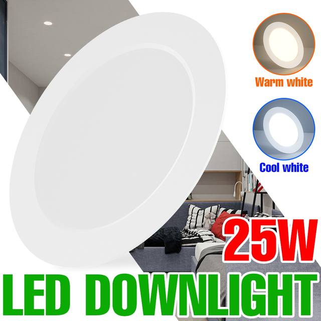 25W LED Plafondlamp Verzonken Ronde Downlight 220V Indoor Spotlight